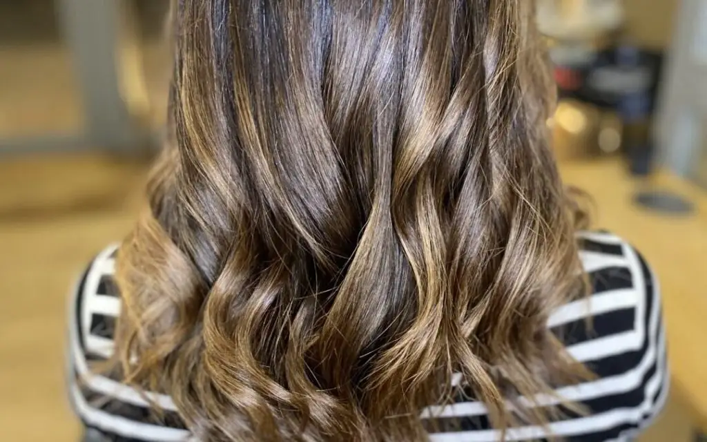 Ondas de cabello con babylights