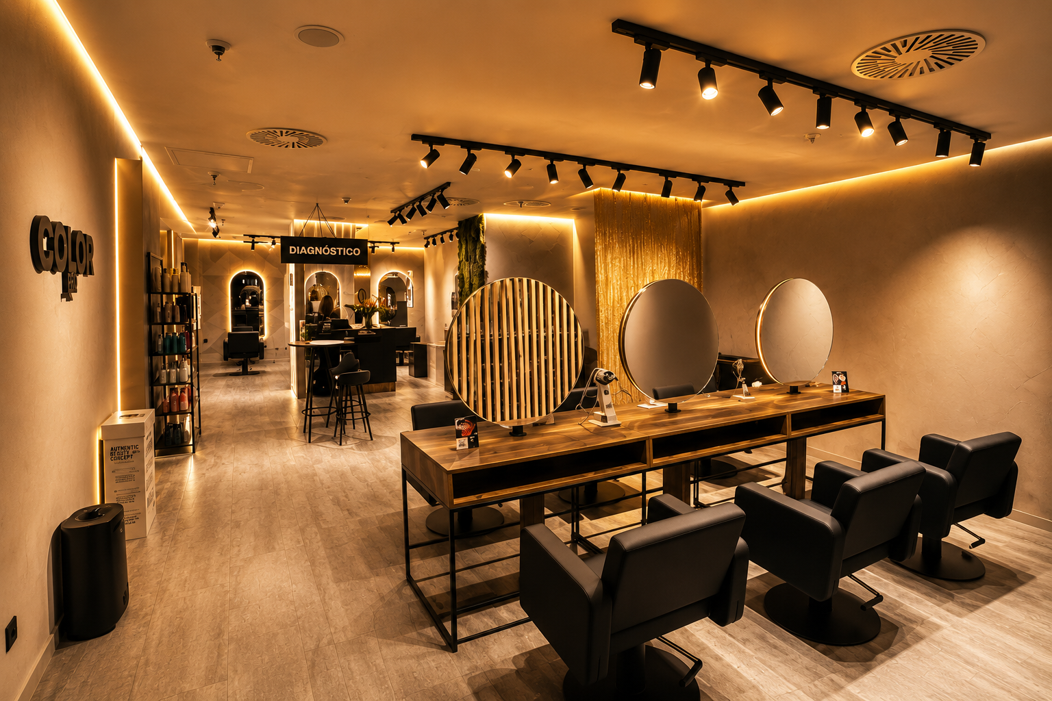 Salón de peluquería El Corte Inglés Gijón