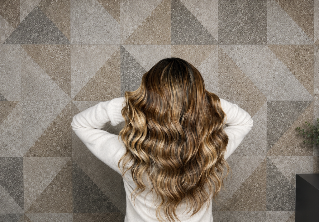 mechas rubias claras
