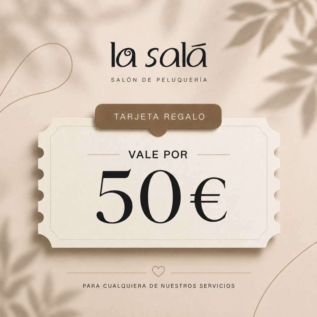 tarjetas regalo 50 peluquería