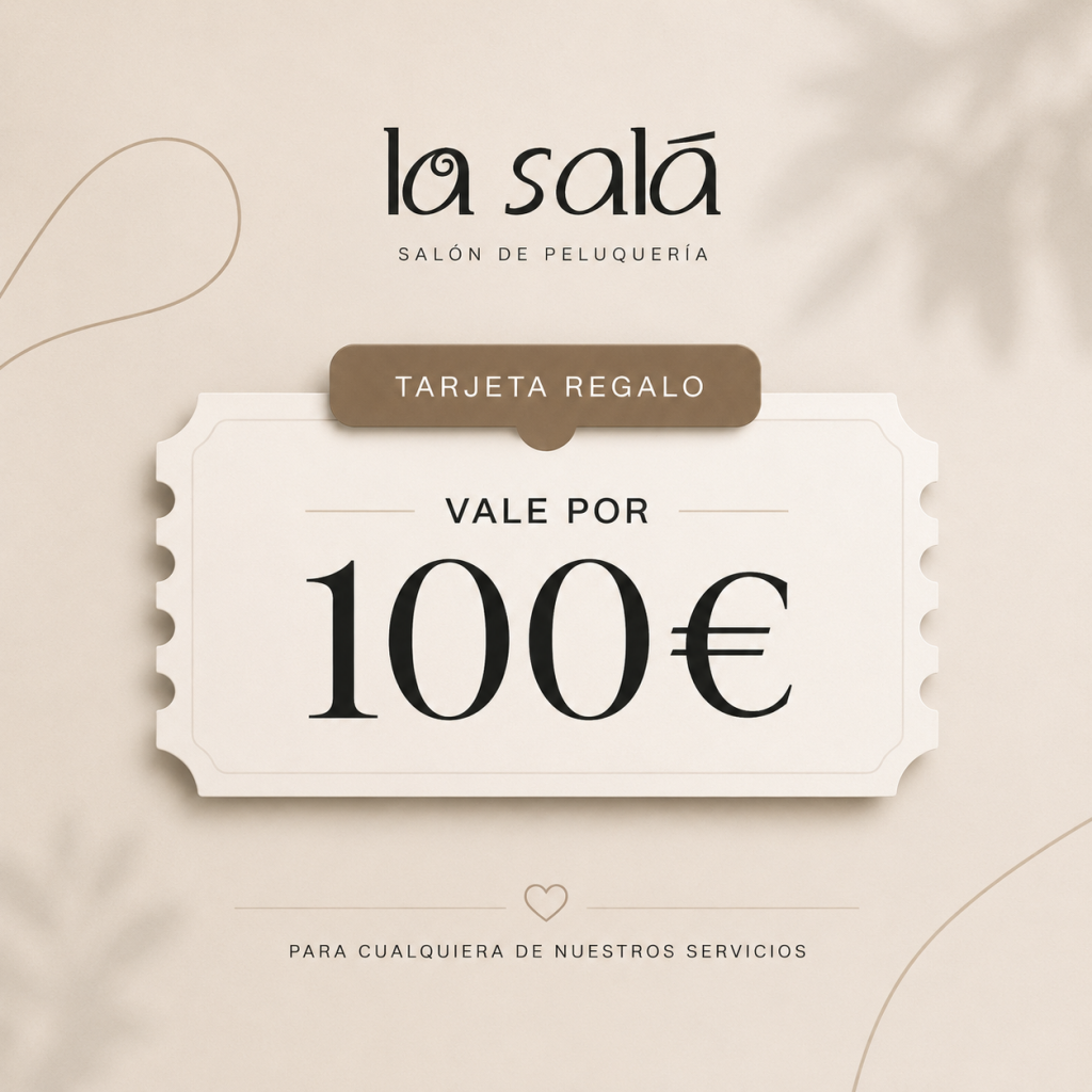 tarjetas regalo 100 peluquería